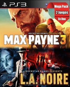 Combo Policial LA Noire + Max Payne 3 PS3 Digital