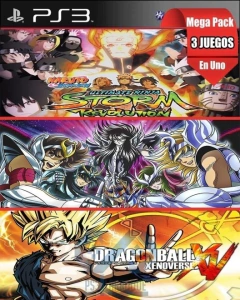 Combo Naruto + Saint Seiya + DBZ Xenoverse PS3 Digital