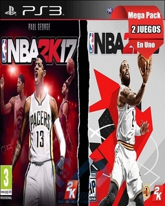 Combo NBA 2K17 + 2K18 PS3 Digital