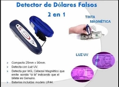 Detector De Billetes Falsos Ultravioleta Pesos Dolares Euros - Pata´s