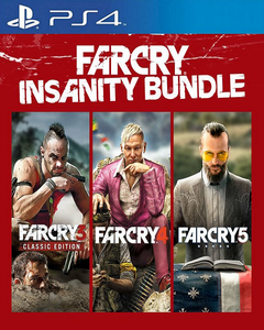 Far Cry 3 + 4 + 5 Ps4 Digital