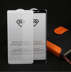 Moto E5 Plus, Vidrio templado 5D Negro o Blanco