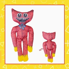 peluche de huggy wuggy de tela - Rojo