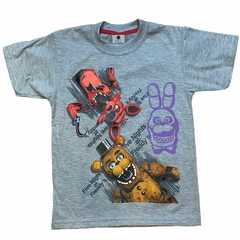 Remera de Five Nights at Freddy's gris - comprar online