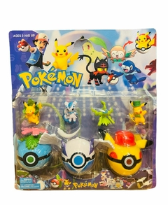 Set de muñecos y pokebola Pokemon Go - comprar online