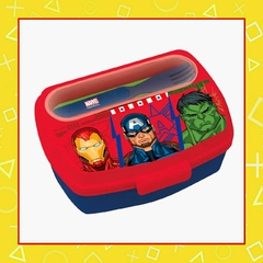 Sandwichera con Cubiertos Avengers