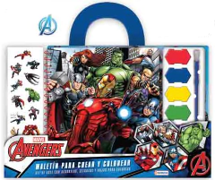 Maletin para crear y colorear - Avengers