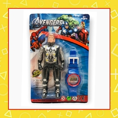muñeco thor con reloj