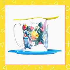 Set de bowl taza grande y cuchara - Stich