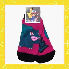 Medias tipo soquete de Pokemon - Bulbasur