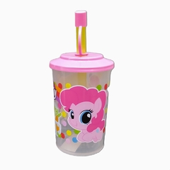 Vaso con tapa y sorbete My Little Pony - comprar online