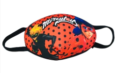 Barbijo de neoprene con imagen de miraculous - comprar online