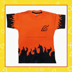 Remera Naruto llamas