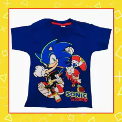 Remera Manga corta de Sonic azul