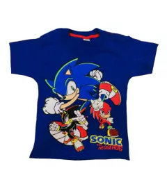 Remera Manga corta de Sonic azul - comprar online