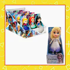 Muñeca de coleccion disney- elsa blanco