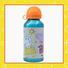 Botella 400 aluminio Peppa