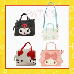 CARTERA CHICA CUERINA DE SANRIO! KUROMI HELLO KITTY MY MELODY CINAMONROLL
