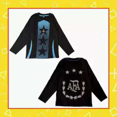 Remera AFA Argentina manga larga