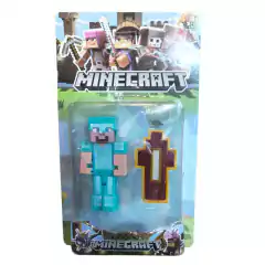 Muñeco Steve con Armadura Minecraft - comprar online