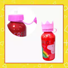 Botella de Alumino de Peppa Pig Roja