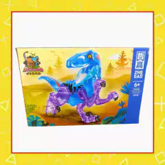 Dinosaurios Para Armar Azul y Voleta