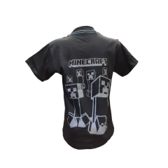 Remera Minecraft Negra en internet