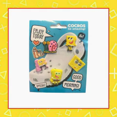 Pins x5 para crocs bob esponja 2 - comprar online