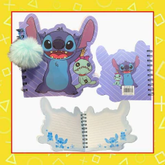 Libreta con Pompon Stitch