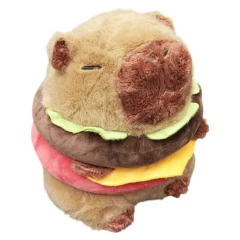 Peluche Carpincho Capibara con Forma de Hamburguesa Chico - Pata´s