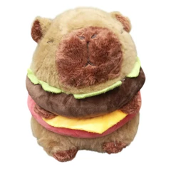 Peluche Carpincho Capibara con Forma de Hamburguesa Chico en internet
