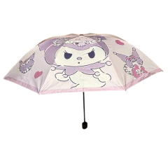 Paraguas Plegable - Kuromi Lila en internet