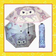 Paraguas Plegable - Kuromi Lila - comprar online