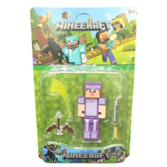 Muñeco de Minecraft con Armas - Violeta en internet