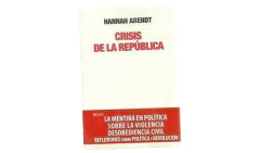 CRISIS DE LA REPUBLICA - ARENDT HANNAH - CUENCO DE PLATA en internet