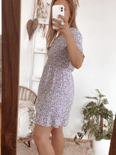 Vestido cruzado corto - tienda online