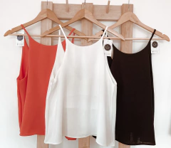 Musculosa ABBA básica crepe - Oliwa Clothes