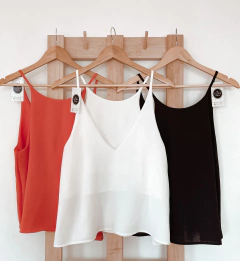 Musculosa ABBA básica crepe en internet