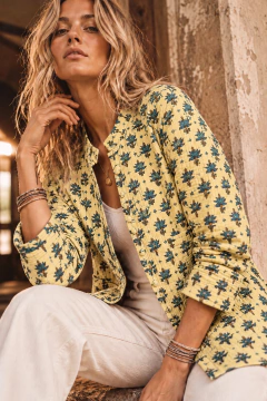Chaqueta Jaipur Revesible amarilla I5204 en internet