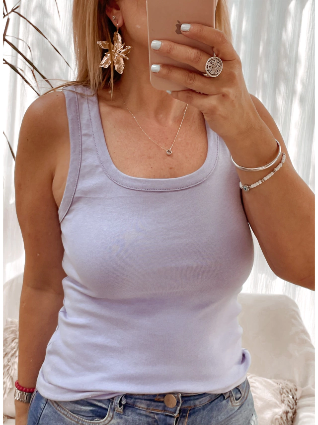 Musculosa Básica Algodon — imagen 5