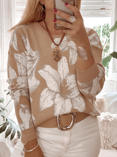 Sweater paula CAMEL - comprar online