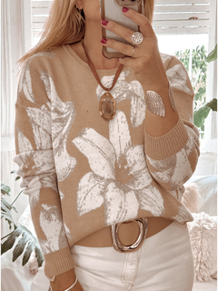 Sweater paula CAMEL - tienda online