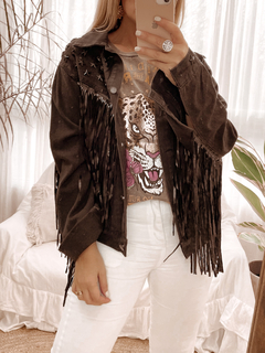 Imagen de CAMPERA TEXAS ( con fleco y tachas)