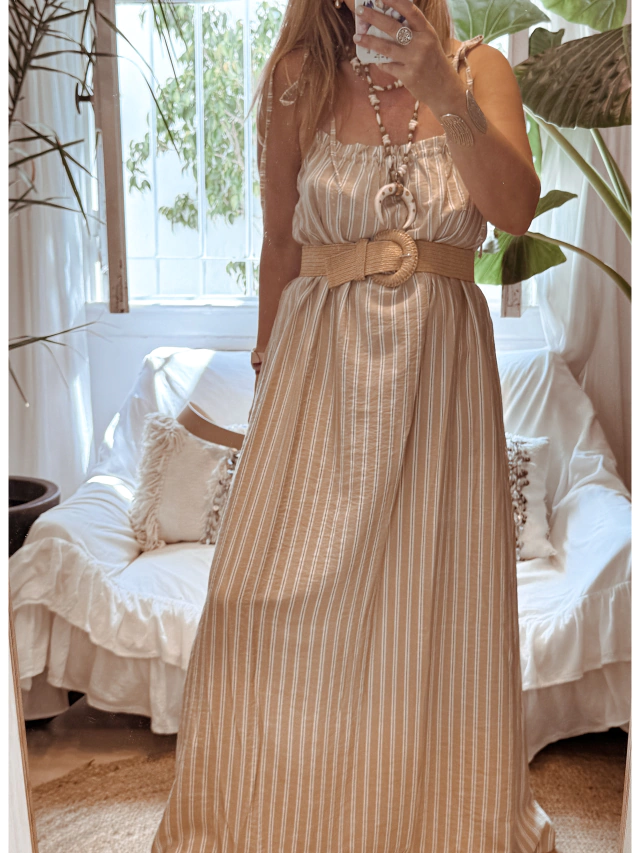 Vestido Keli Tostado — imagen 4