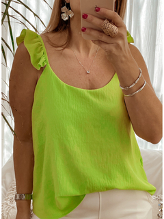 Musculosa Amanda lino de crep - Oliwa Clothes