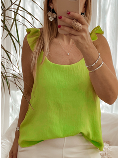 Musculosa Amanda lino de crep en internet