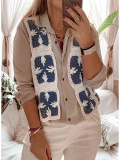 Maxicamisa Pina Gris