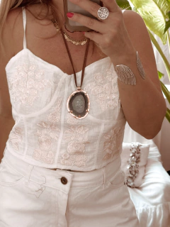 Top corset bordado Sundre en internet