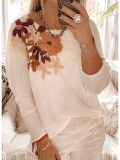 Sweater de mohair Alpes natural