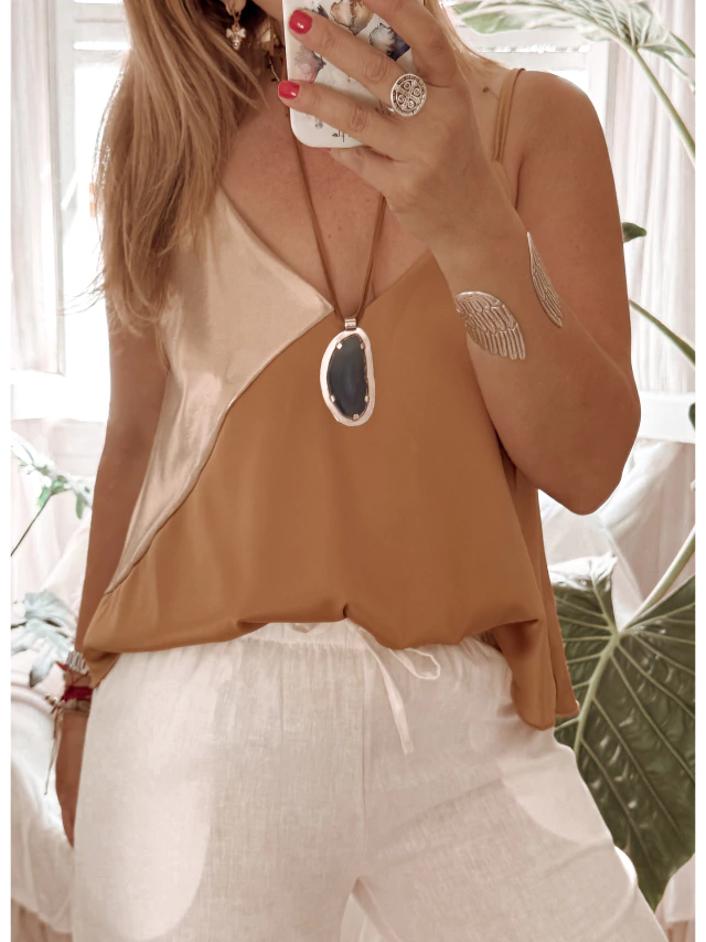 Musculosa Lencera Lola combinada